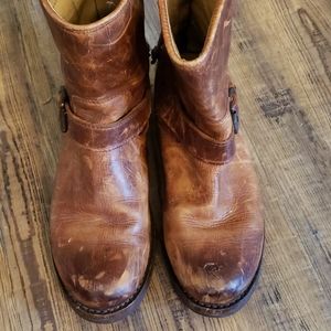 Frye Moto Boots - leather 7.5